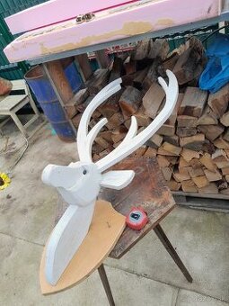 Predám dreveného jeleňa trofej