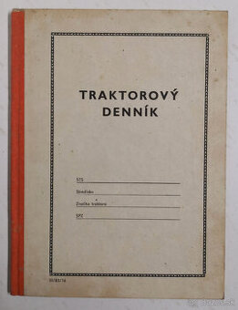 Traktorový denník nevyplnený 3x