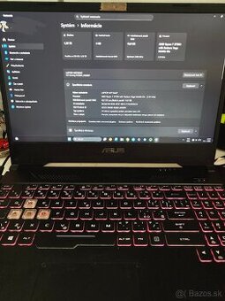 Herný notebook Asus TUF Gaming