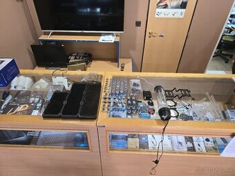 Komplet vodne chladenie 3xrad,vela dielov