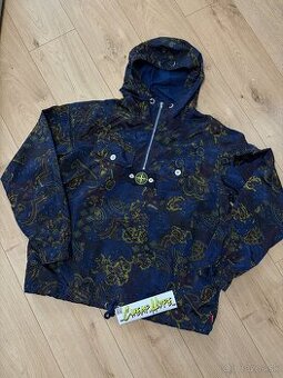 Supreme Stone Island Paisley Nylon Metal 5C Anorak - Navy