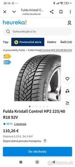 Zimné pneumatiky fulda 200 20 20 x 40 R18