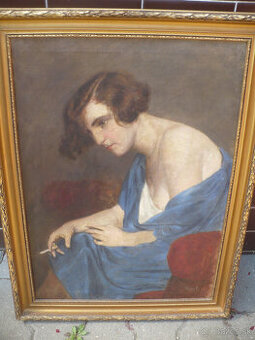 Armin Glatter dáma s cigaretou akt