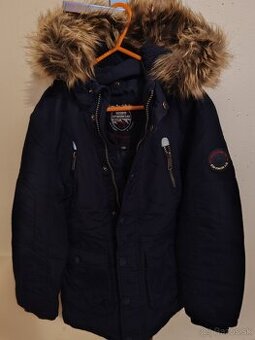 Predam tmavomodry kabat velk. 134