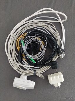 Káble Lan, optické, TV, aux, Jack, Usb