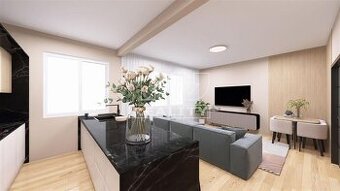 Trojizbový byt 88 m2, pôvodný stav s vizualizáciou...