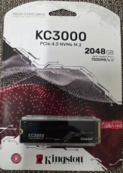 Kingston SSD KC3000 M.2 NVMe 2TB (7000/6000MB/s)