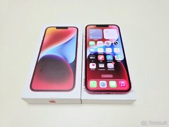 APPLE IPHONE 14 128GB RED,BATERKA 100%