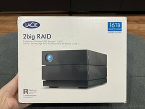 Lacie 2big raid 16 TB nové
