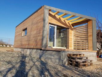 Drevodom E-home 35 - modulový, mobilný dom
