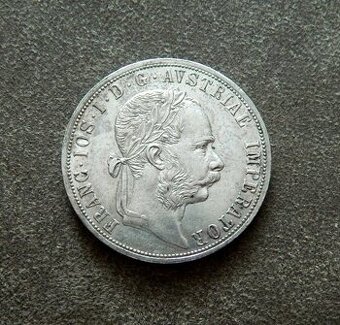 Predám 2 zlatník/florin 1877 František Jozef I.