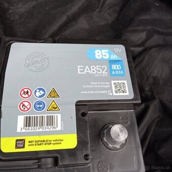 Autobatéria 12V 85ah Exide Premium EA852