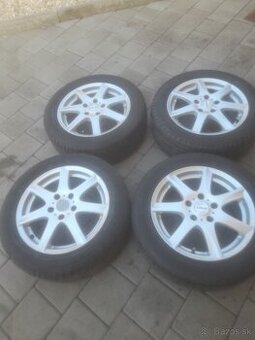 Predam alu 5x114,3-16 s pneu 205/55-16 kia,hiundai,renault,n