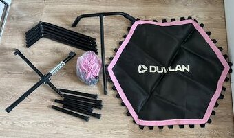Trampolína s držadlom DUVLAN Jumpee Pink