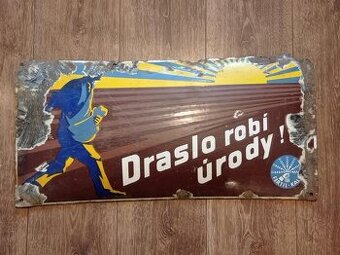 Stará cedula smaltovaná