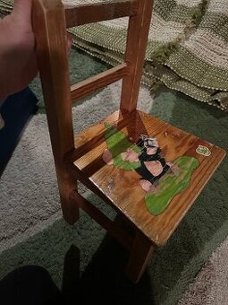 Drevené detské stoličky 2ks