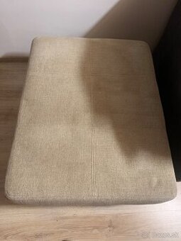 Puf/taburetka svetlohnedý - malý gauč