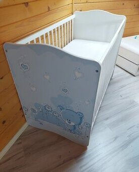 Detska postieľka 120x60cm +  grátis... v texte