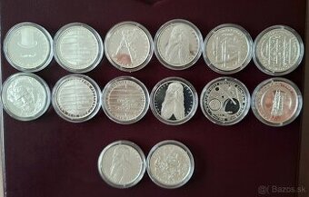 200Kč pamätné strieborné mince. - 1