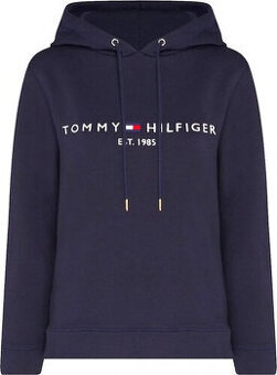 Tommy Hilfiger dámska mikina tmavomodrá s kapucnou - 1