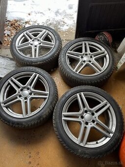 r18 disky na mercedes + zimné gumy goodyear ultragrip