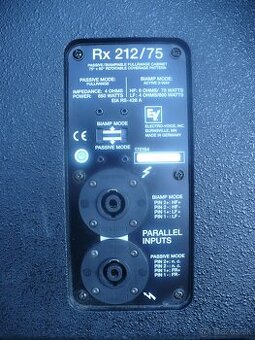 PREDÁM výhodne 2 ks Electro Voice Rx 212/75