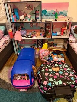 L.O.L. Surprise domček + karavan + kufor s bábikami