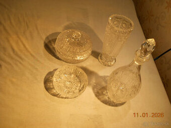Predám krištálovú sadu - štyri kusy