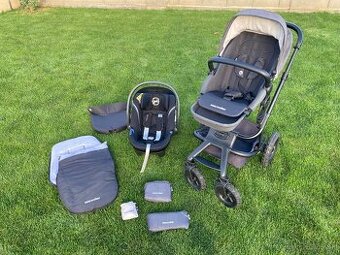 EASYWALKER HARVEY2 KOČÍK + ŠPORTOVÁ ČASŤ  NIGHT BLACK