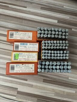 Razidlá abecedy KOVO Brno – veľkosti 5 / 6 / 7 / 8 mm