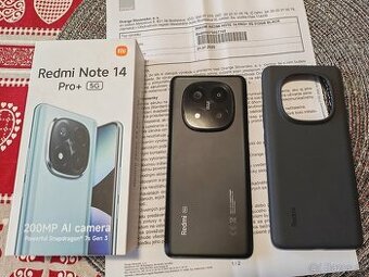 Xiaomi Redmi Note 14 Pro+ 5G 12GB/512GB Black,top,zaruka