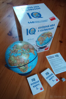 IQ kvízová hra s glóbusom