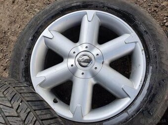 Alu kola Nissan 5x114.3 + pneu Dunlop 225/65