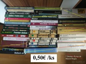 knihy 0,50 - 2 € ks