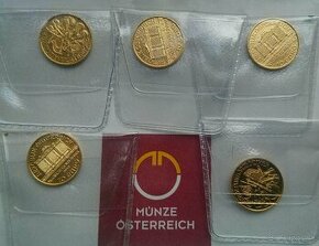 Zlaté investičné mince Wiener Philharmoniker 1/10 Oz