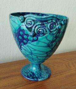 Originál keramická váza - Morvay Zsuzsa - 1