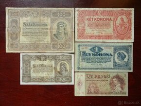 Staré Maďarské bankovky - 1