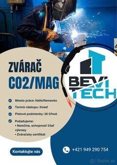 Zvárač MAG – Práca v Nemecku (Halle)
