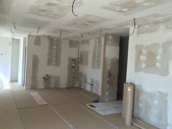 Montáž sadrokartónu , Maľovanie, Stierkovanie a iné stavebné