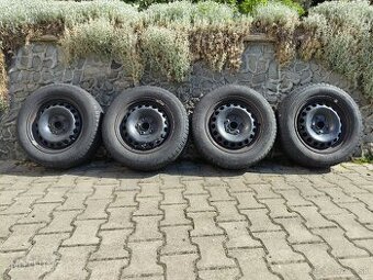 Plechové disky + pneu Octavia 2 195/65/R15