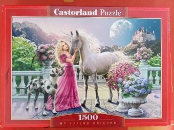 Puzzle 1500 jednorožec s dievčaťom