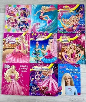 BARBIE knihy rôzne 10ks
