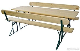 Predám pivný set (zahradné skladacie sedenie)