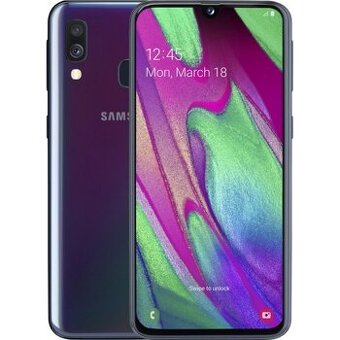 Samsung Galaxy A40 4GB/64GB A405 Dual SIM cierny