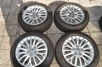 Audi hliníkové disky R16 a zimné gumy 205/55 R16