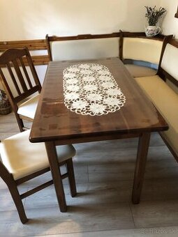 Rohová lavica z eko kože