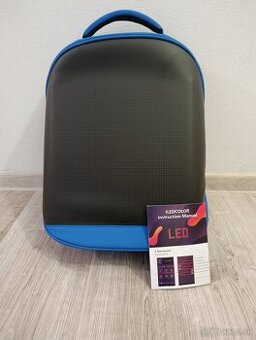 LED batoh modrý