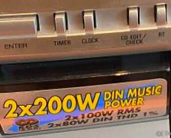 400wat 2x 200 wat Hi-Fi veža AIWA NSX