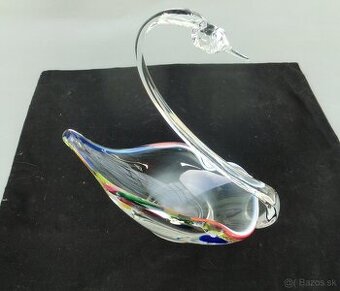 Labuď a váza zo skla