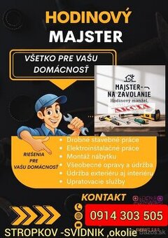 HODINOVÝ MANŽEL-MAJSTER